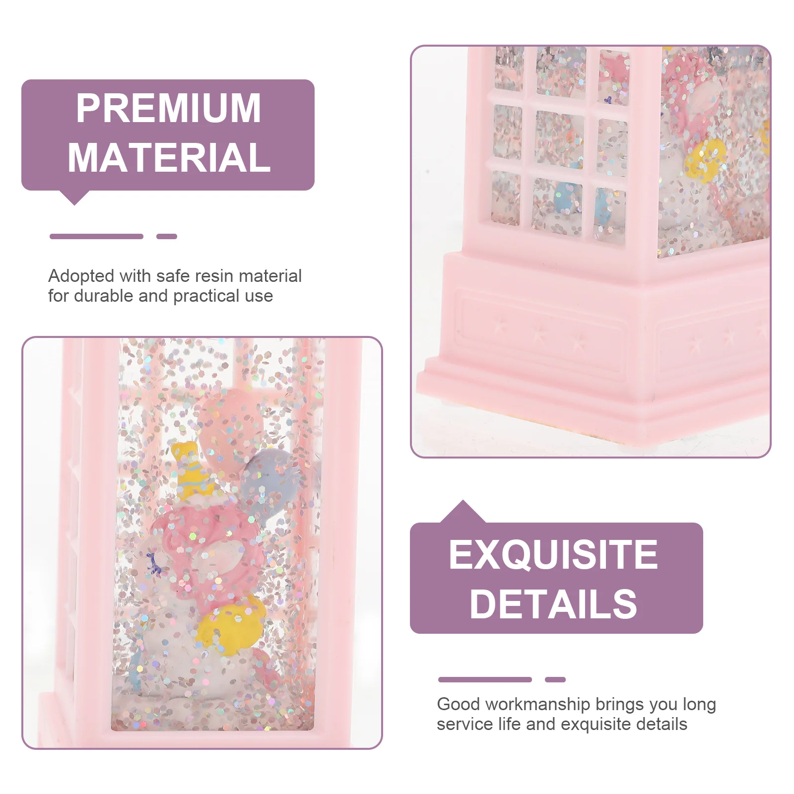 

Stylish Crystal Lamp Decor Resin Night Light for Indoor Use Warm Cozy Lighting Effect Desktop Lamp Home Bedroom Decoration