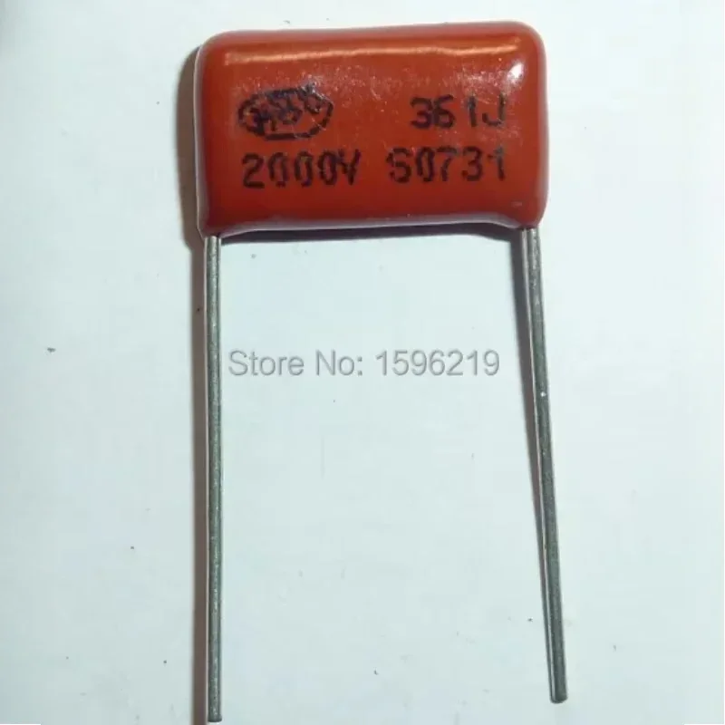 10 шт./100 шт. конденсатор CBB 2000 В 361J 2 кВ 360 пФ 0,36 нФ P15 CBB81 металлизированный полипропиленовый пленочный конденсатор