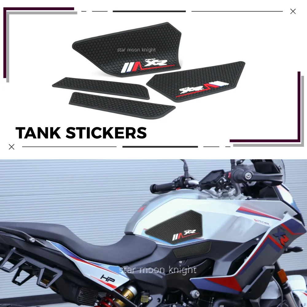 

Для BMW F 900 XR (2020+) 3D-наклейки F900XR, аксессуары для мотоциклов, наклейка на топливный бак, боковые защитные накладки на бак, противоскользящие накладки