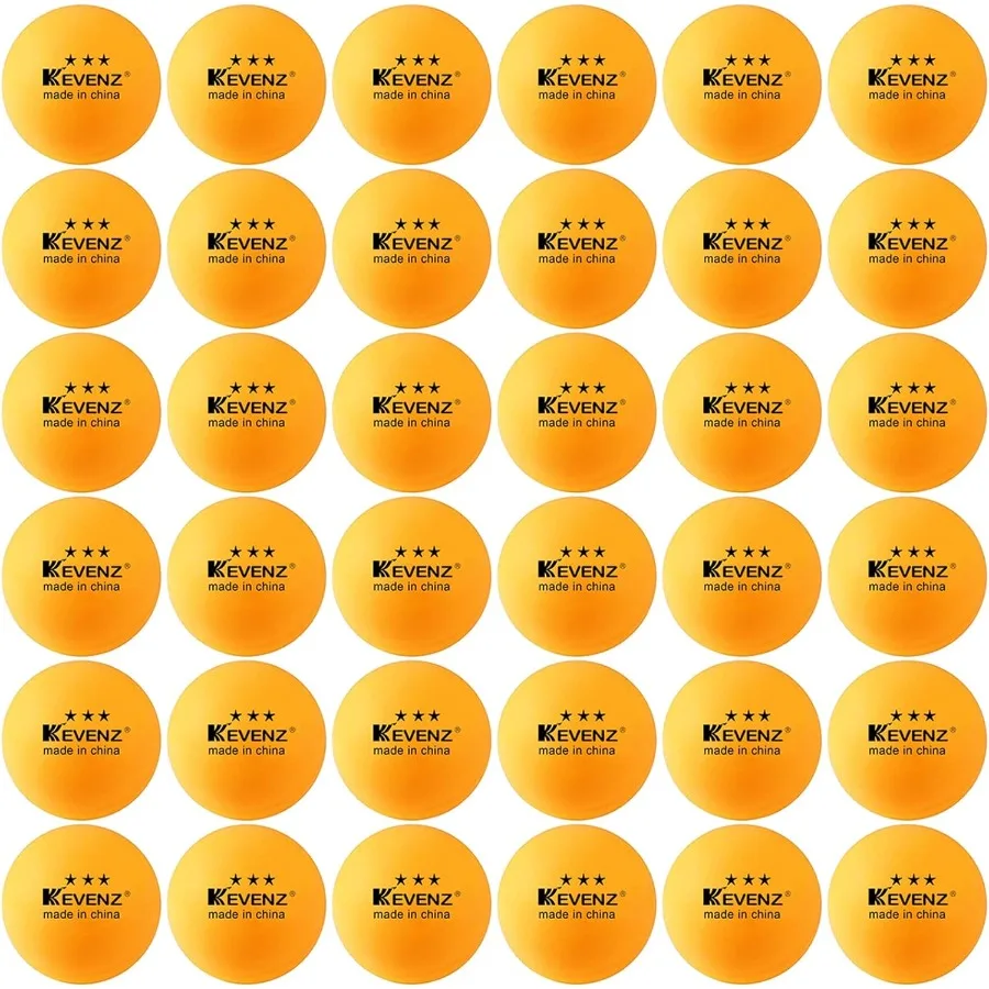 

KEVENZ, 1500 упаковок мячей для пинг-понга, 3-звездочные усовершенствованные мячи для настольного тенниса, оптом на открытом воздухе и в помещении для тренировок, соревнований и многого другого