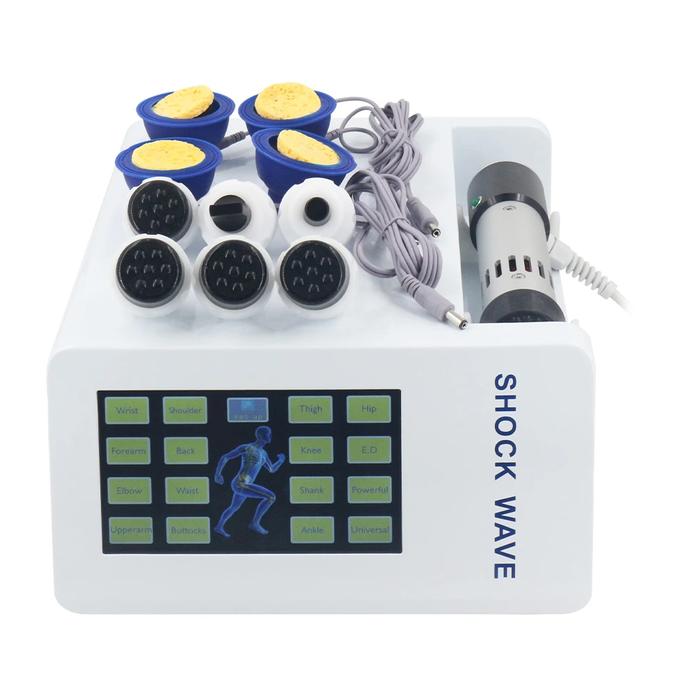 300MJ Physiotherapy Shockwave Therapy Machine EMS Shock Wave Massager For ED Treatment Relieve Waist Pain Massage New Handle