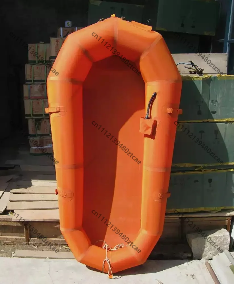 Wear‑Resistant Portable Inflatable Raft, Lightweight Foldable Small Boat For Outdoor Rafting Fishing Water Sport Activity