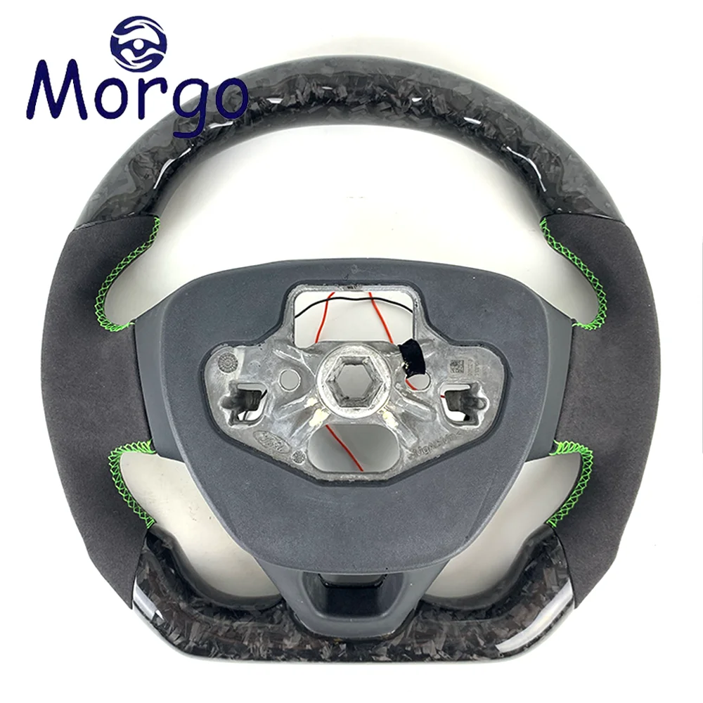 Car Interior Accessories Carbon Fiber Steering Wheel For Ford Focus MK4 MK7 MK8 ST RS 2019 2020 2023 Carbon Fiber Steering Wheel