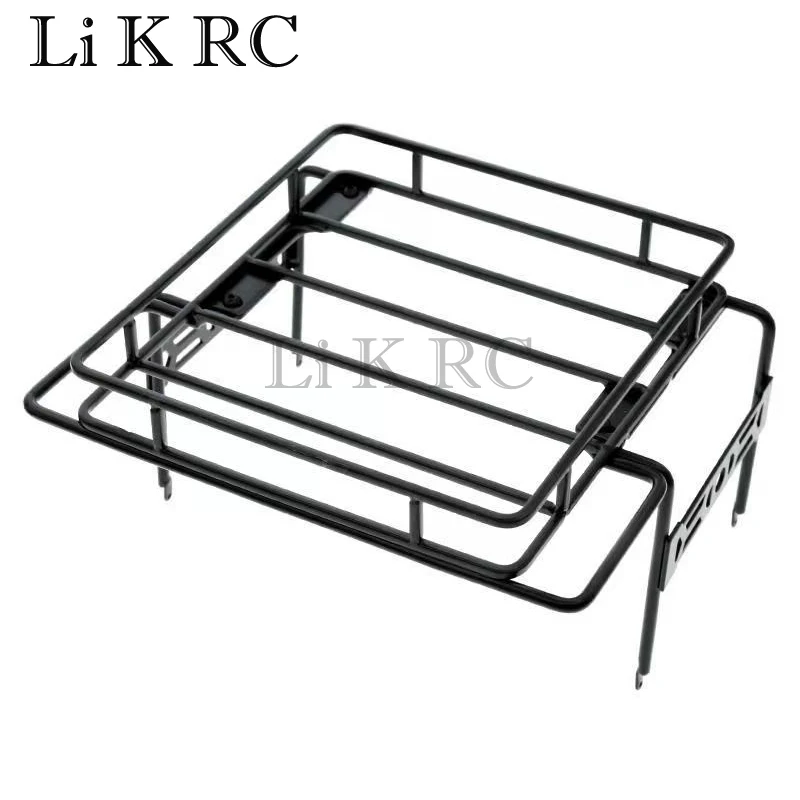 Metal Roof Rack Roll Cage Luggage Carrier Tray for 1/10 RC Crawler Car Axial SCX10 SCX10 II 90046 SCX10 III Upgrade Part