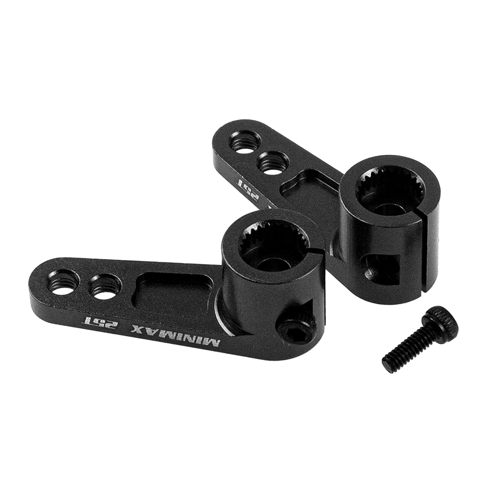 A97T2Pcs Металлический сервопривод 25T, совместимый с сервоприводом Futaba Savox Power HD для 1/8 1/10 RC Off-Road Drift Car, 2