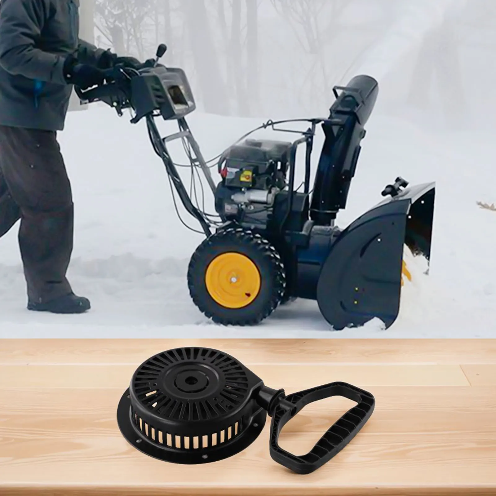 

Simplified Installation Recoil Pull Starter Assembly Made to Fit Snow Blow Machines Including Model Numbers For Quick Setup