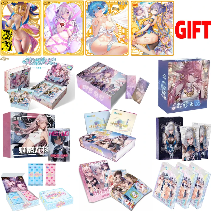 2024  Newest Goddess Story  Cards Goddess Feast 5 Cards Feast Booster Box Tcg Doujin Toys And Hobbies Gift