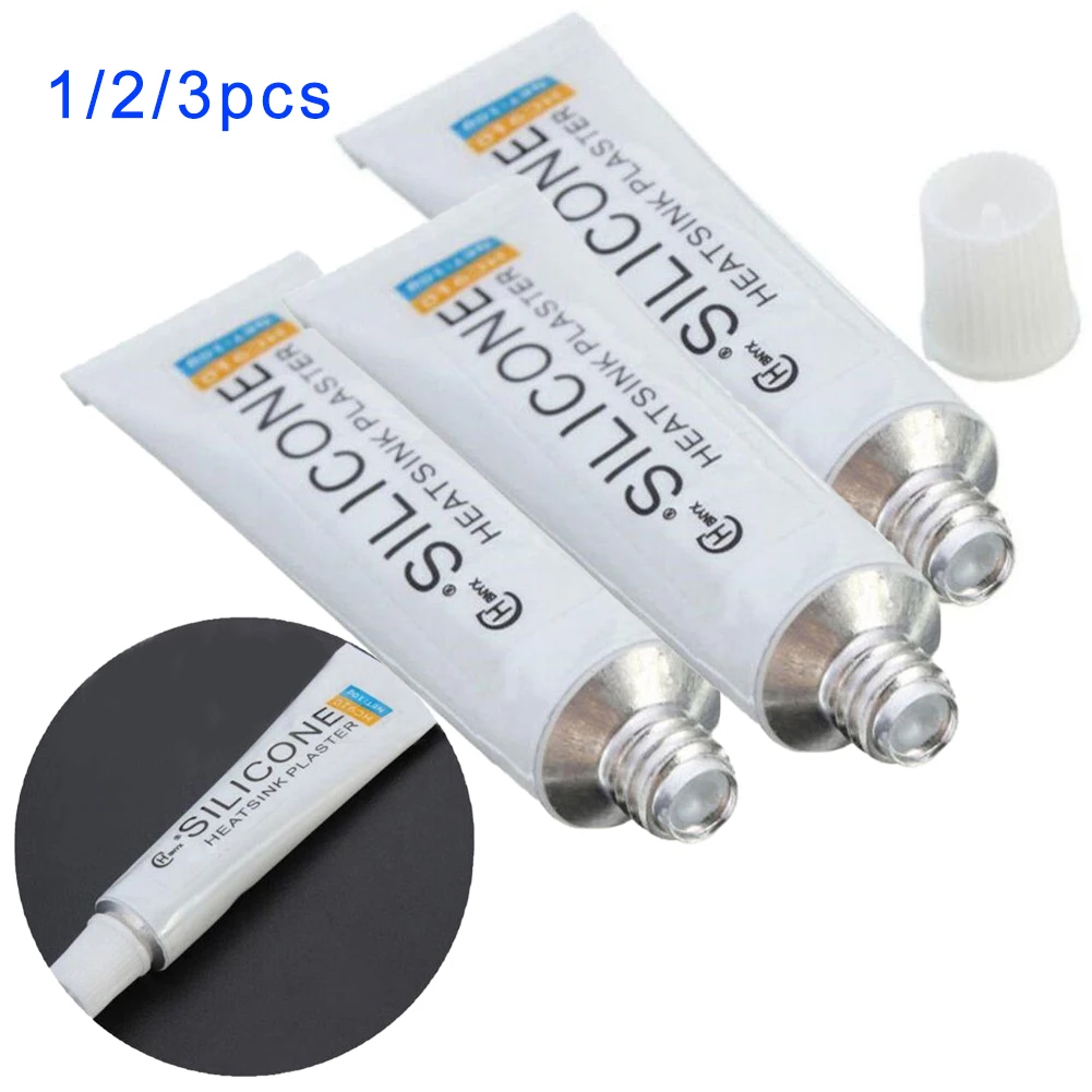 Heatsink Plaster 1/2/3pcs Thermal Silicone Adhesive Cooling Paste Strong Adhesive Compound Glue For Heat Sink Sticky