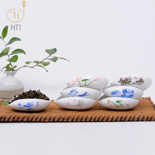 커피 콩 도즈 트레이, 흰색 부드러운 도자기 티스푼 차 분리기, 베셀 세트 도구, 커피 콩 스푼 삽 차 트레이