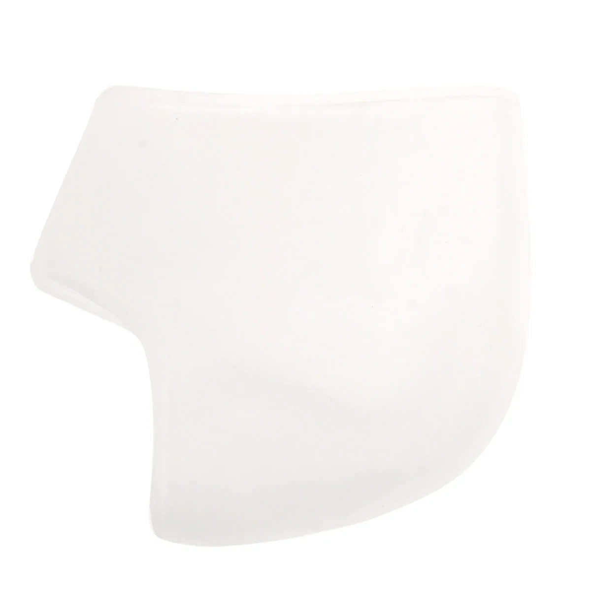 

2Pcs White Silicone Gel Heel Socks Durable Medical Grade Moisturizing Cracked Foot Care Gel Heel Socks