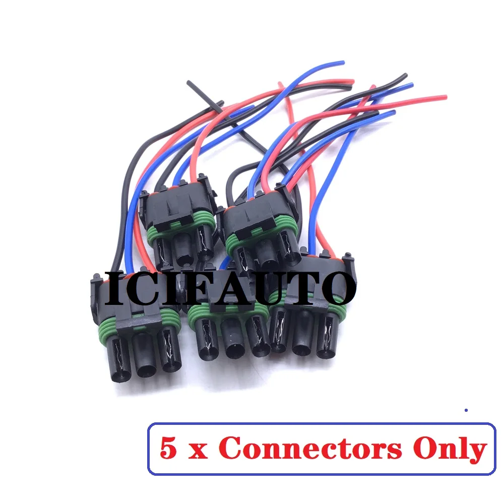 1/2/5/10 Manifold Absolute Pressure Map Sensor Connector for Buick Cadillac Chevrolet GMC 12569240, 16137039, 16017460, 16158055