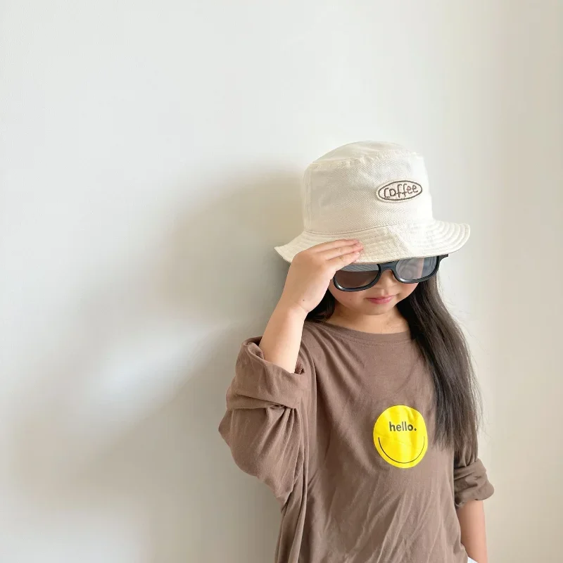 Fisherman Hat Sun Protection Shading Trend Basin Hat Casual Retro Bunny Hat Summer Hats for Kids Baby Caps for Boy Niños Кепка