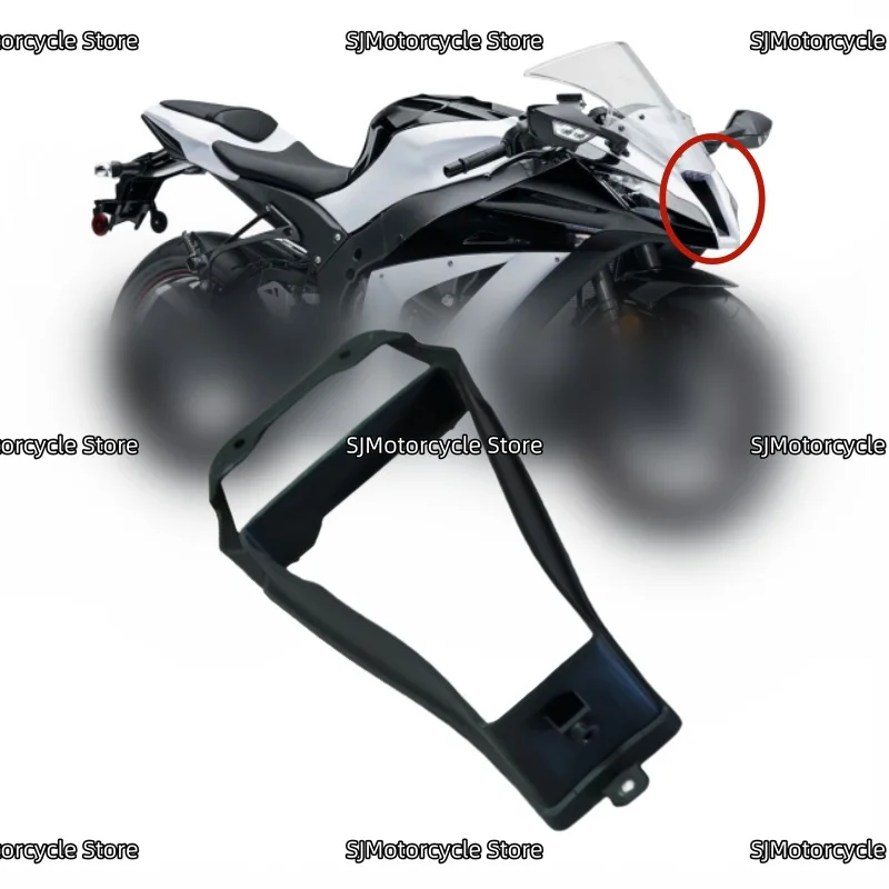 

Front Fairing Air Intake Pipe Cover Fit For KAWASAKI NINJA ZX10R ZX 10R ZX-10R 2011-2015 Motorcycle Accessories