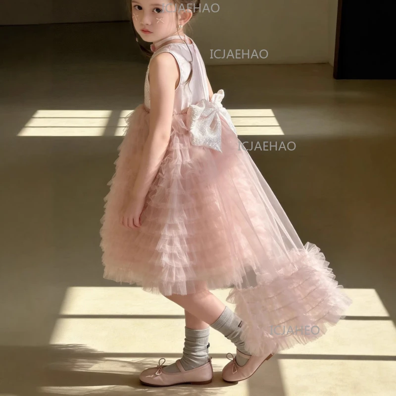 

Новое нарядное платье для девочек 2026 года: костюм принцессы для торжественных мероприятий, выступлений на пианино, конкурсов красоты и вечеринок