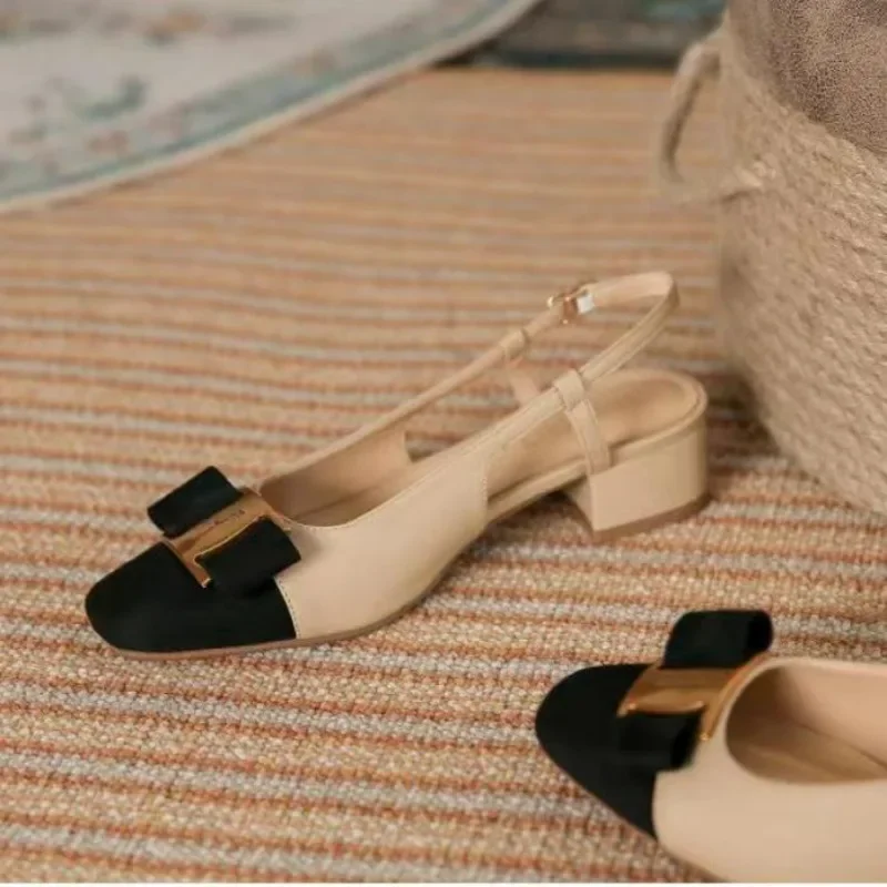 All-match Flat Shoes Women Sandals Non-Slip Soft Leisure Shoes Mixed Colors Comfort Low Heel Femme Thick Bottom Designer Shoes