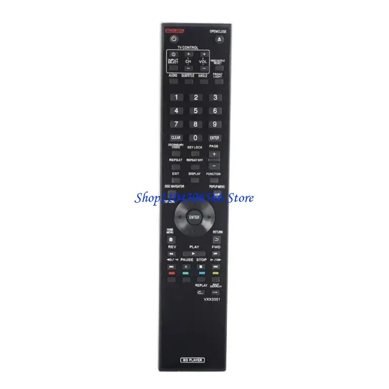02DD VXX3351 Replacement Remote Control Ergonomic Controller for BDP-31FD BDP-330 BDP-120 BDP-120FD Disc Player Accessories