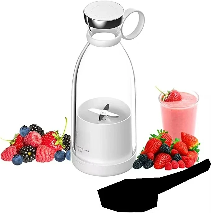 

350ml Stainless Steel Rechargeable USB Slow Juicer Automatic Pulp Ejection 4/6 Blades Mini Portable Household Outdoor Car