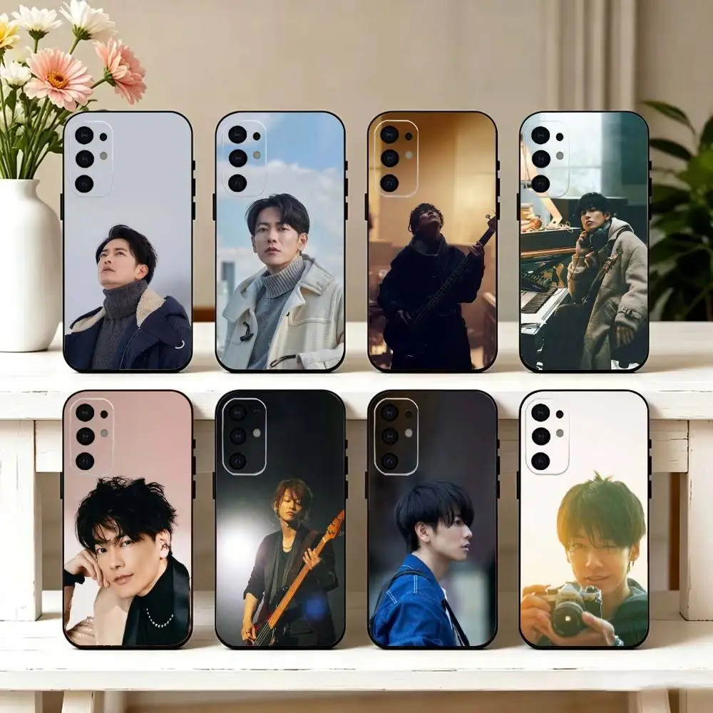 Actor T-Takeru Satoh Phone Case Black Silicone Soft For Samsung S25,S24,S21,S22,S23,S30,Ultra,S20,Plus,Fe,Lite