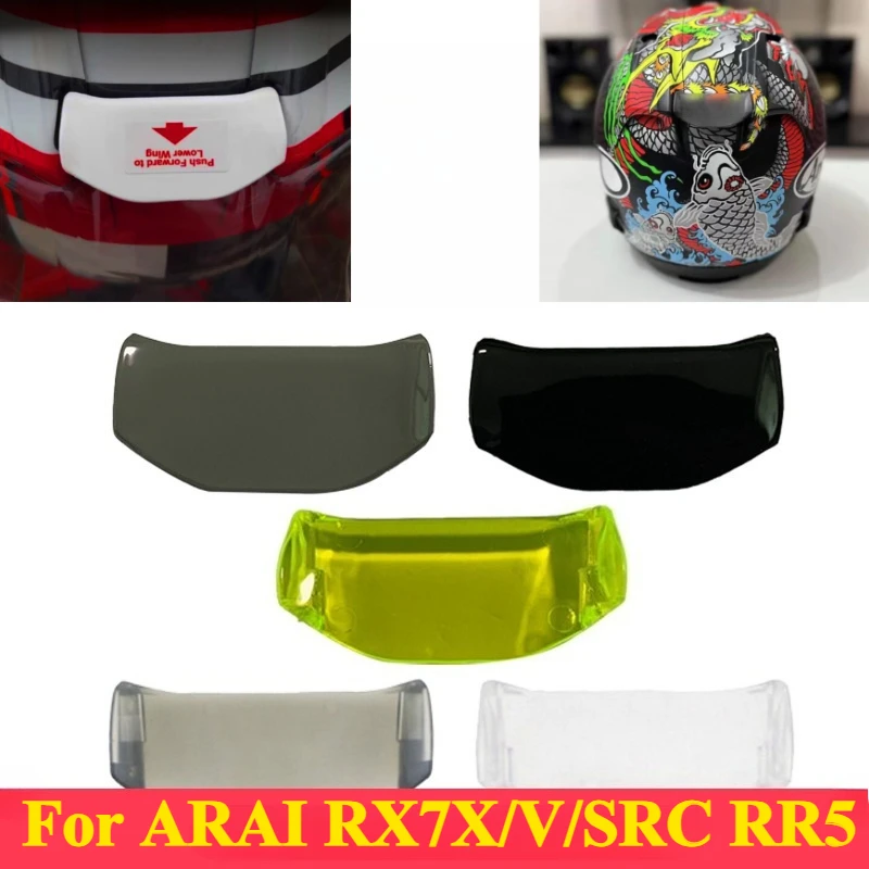 

1 шт. для ARAI RX7X/V/SRC RR5, задняя отделка мотоцикла, спойлер для шлема, аксессуары для спойлера, аксессуары для мотоциклетного шлема