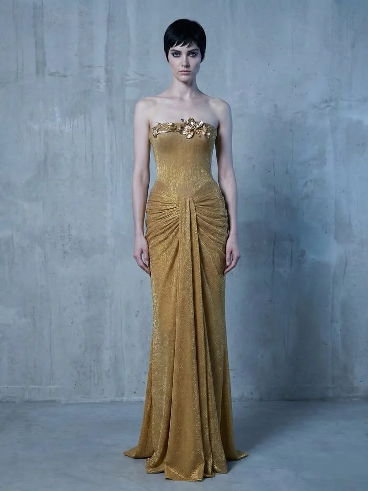 Avond Luxe Jurken Dubai Vintage Sexy Strapless Formele Gelegenheid Prom Jassen Fluwelen vestidos en liquida gratis