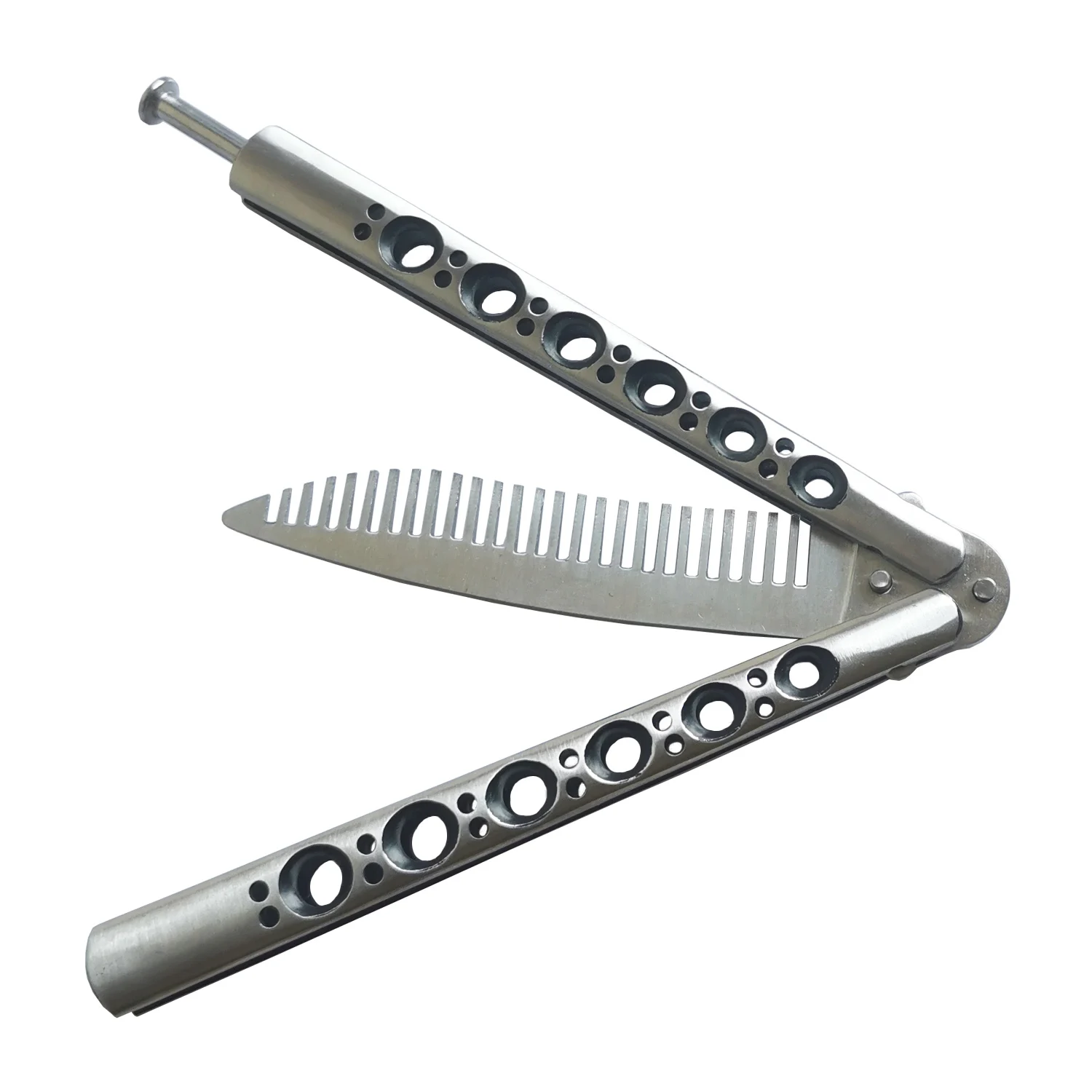 Tactical Trainer Metal Steel Blunt Practice Butterfly Training Tool Strong and Duable