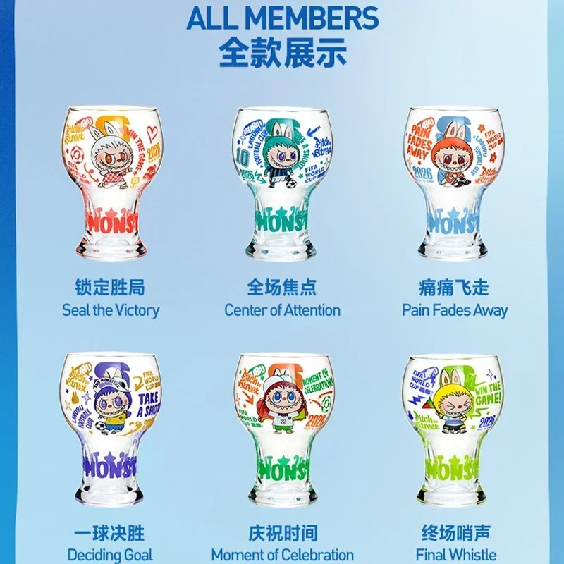 

POP MART Labubu The Monsters FIFA Series Стеклянная таинственная коробка-сюрприз (Blind Box) Коллекционные фигурки Декор для дома Игрушка-украшение