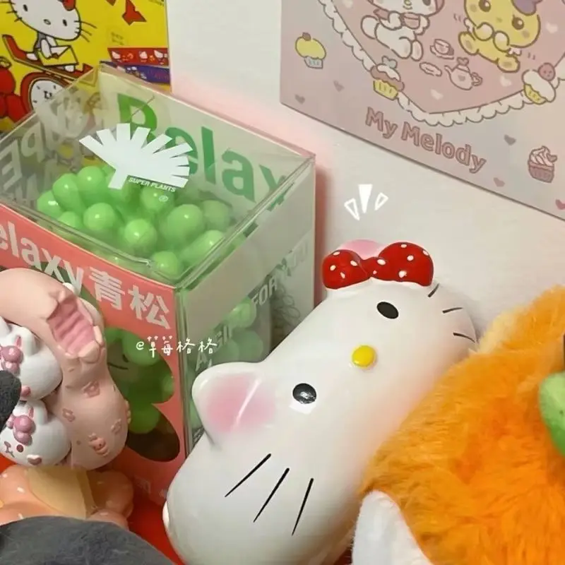 جديد مرحبا كيتي منفضة سجائر السيراميك لطيف الكرتون الوردي هدية شخصية لصديقها عمل دمى أشكال الرسوم المتحركة مشتق