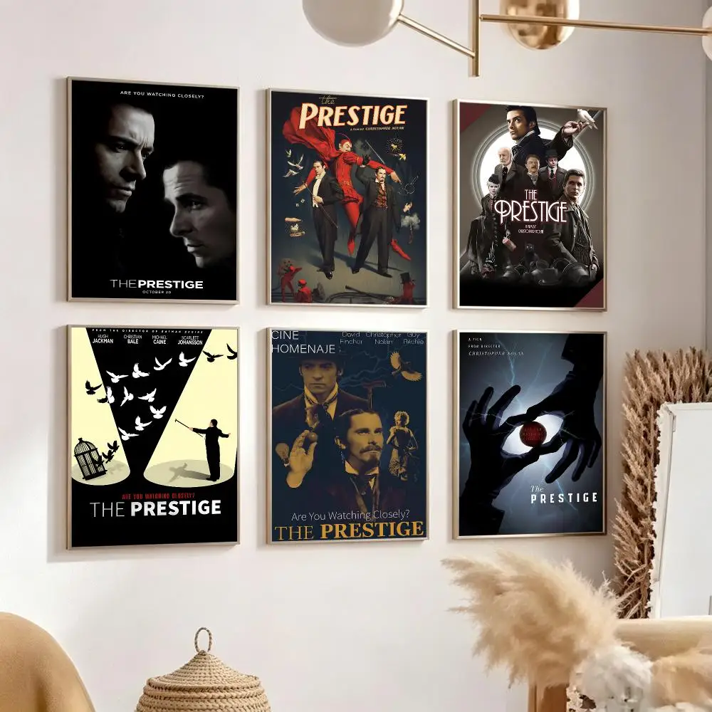 Movie The Prestige Poster Poster Trendy Aesthetic SelfAdhesive HD Wall Decor Home Café Bedroom Room Decoration Gift