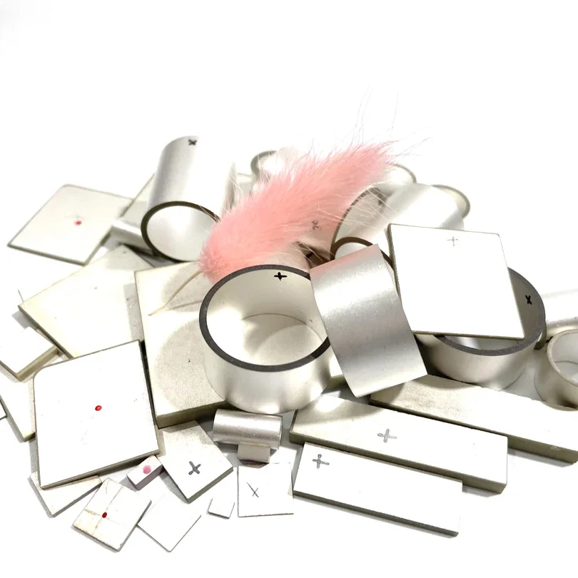 25Pcs/Lot OD10xID5xT7mm PZT5 Material Piezoelectric Ceramic Tube Electrical Ceramics