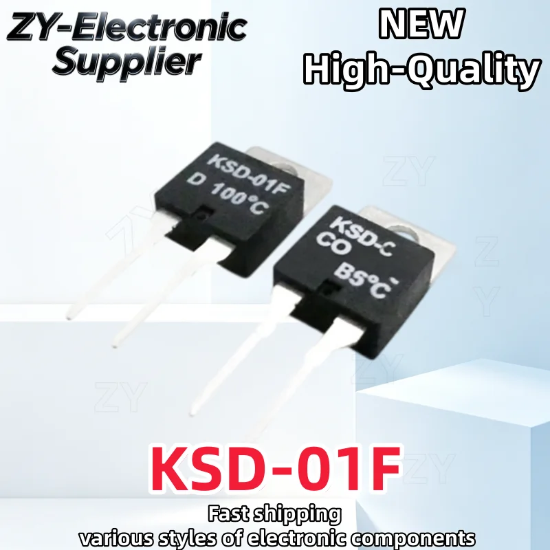 5PCS 40-135 DegC NC Normally Closed NO Normally Open 1.5A Thermal Switch Temperature Sensor Thermostat KSD-01F JUC-31F