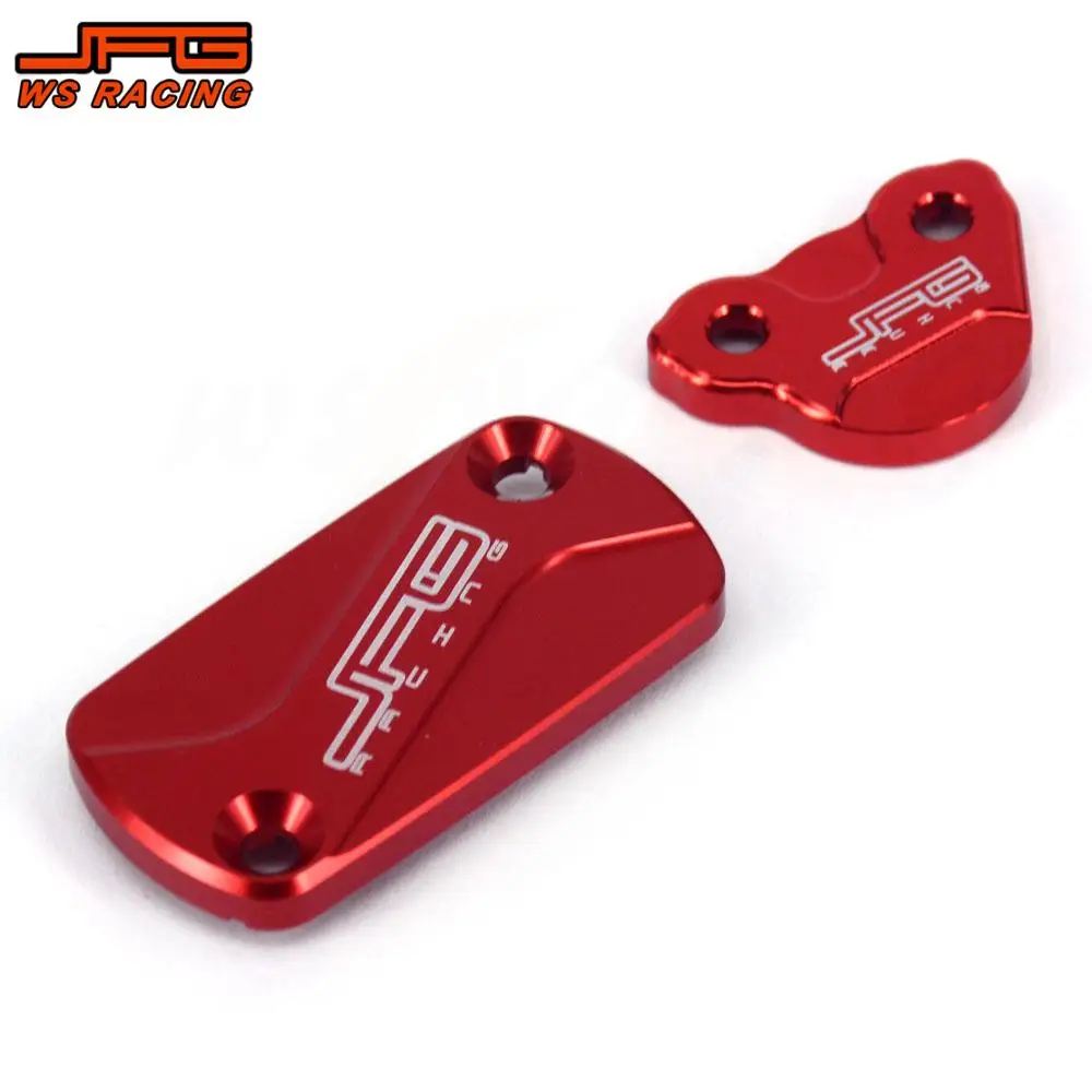 Motorcycle CNC Front Rear Brake Fluid Reservoir Cap Cover Kit Set For HONDA CR 125R 250R CRF 150R 250R 250X 450R 450X 250RX 250F