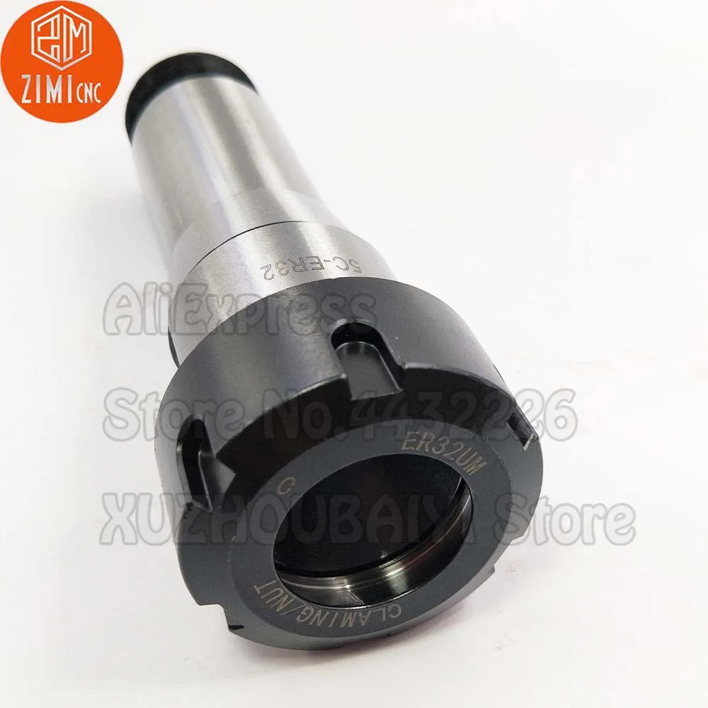 High Precision Accuracy 0.01mm Extension 5C ER32 5C-ER32 Collet Chuck Holder ER32 Collet Chuck Milling Lathe Tool CNC Tool Holde