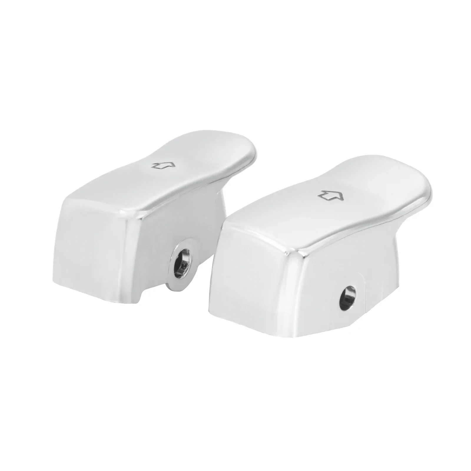 دراجة نارية 2 قطعة بدوره إشارة تمديد قبعات أسود/كروم ل هارلي سبورتستر XL التراث سوفتيل الكلاسيكية FLSTC داينا فات بوب FXDF