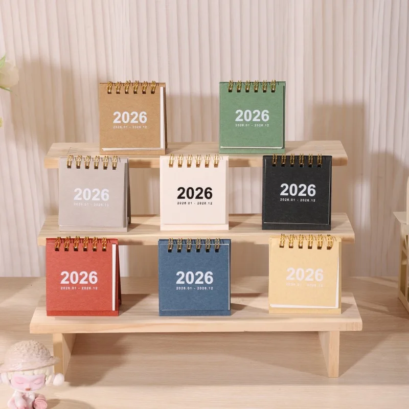 

New 2026 Cute Mini Desk Calendar Creative Monthly Planner for Student Office Desktop Organizer Supplies