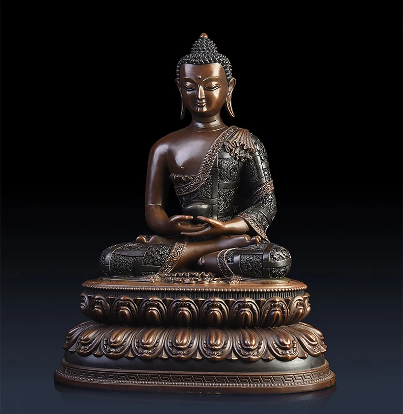 large  Asia Nepal Buddha HOME efficacious High grade Amitabha Sakyamuni Buddhist Tantra statue