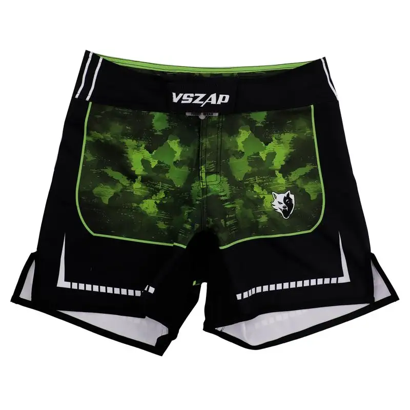 VSZAP Camouflage Storm Gym Outdoor Cycling Sanda Jujutsu Training Clothes Breathable Shorts