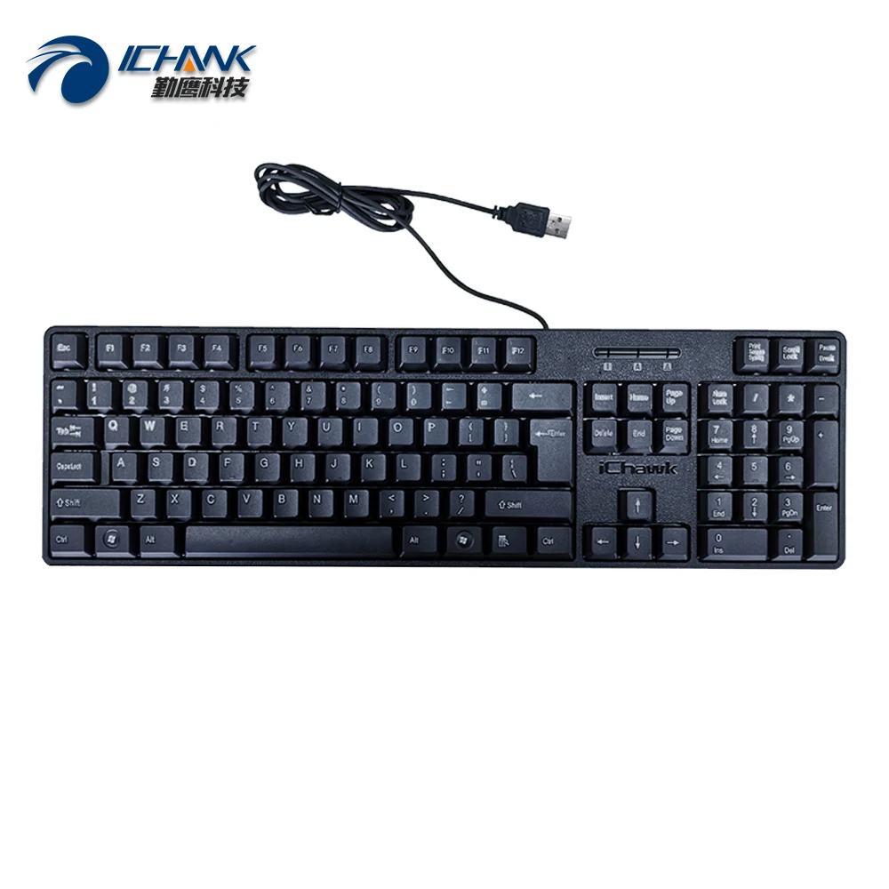 iChawk 104-key USB Port Mechanical Wired Keyboard Suitable For Office Desktop Notebook All-In-One Computers