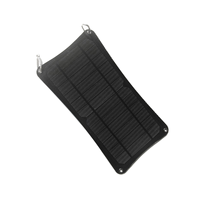 10W 5V Solar Panel with Dual USB Port+Carabiner Charging Battery System ETFE Foldable Solar Charger