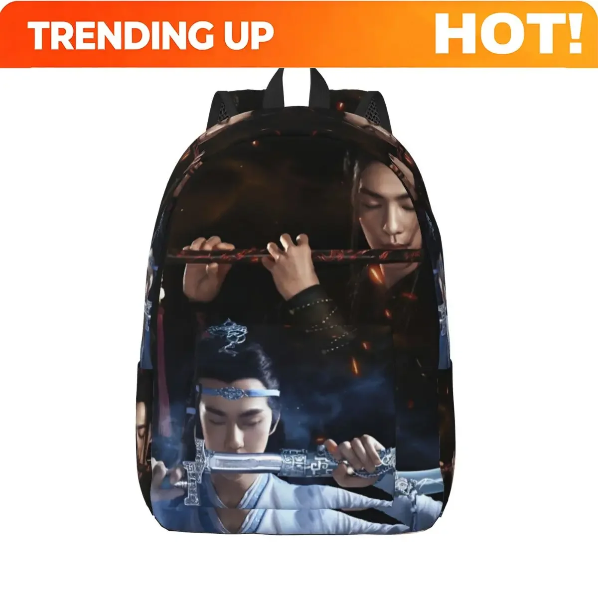 Custom Bag WangXian The Untamed Backpack Outdoor Student Business Lan Wangji Wei Wuxian Daypack For Men Women Laptop Computer Ca