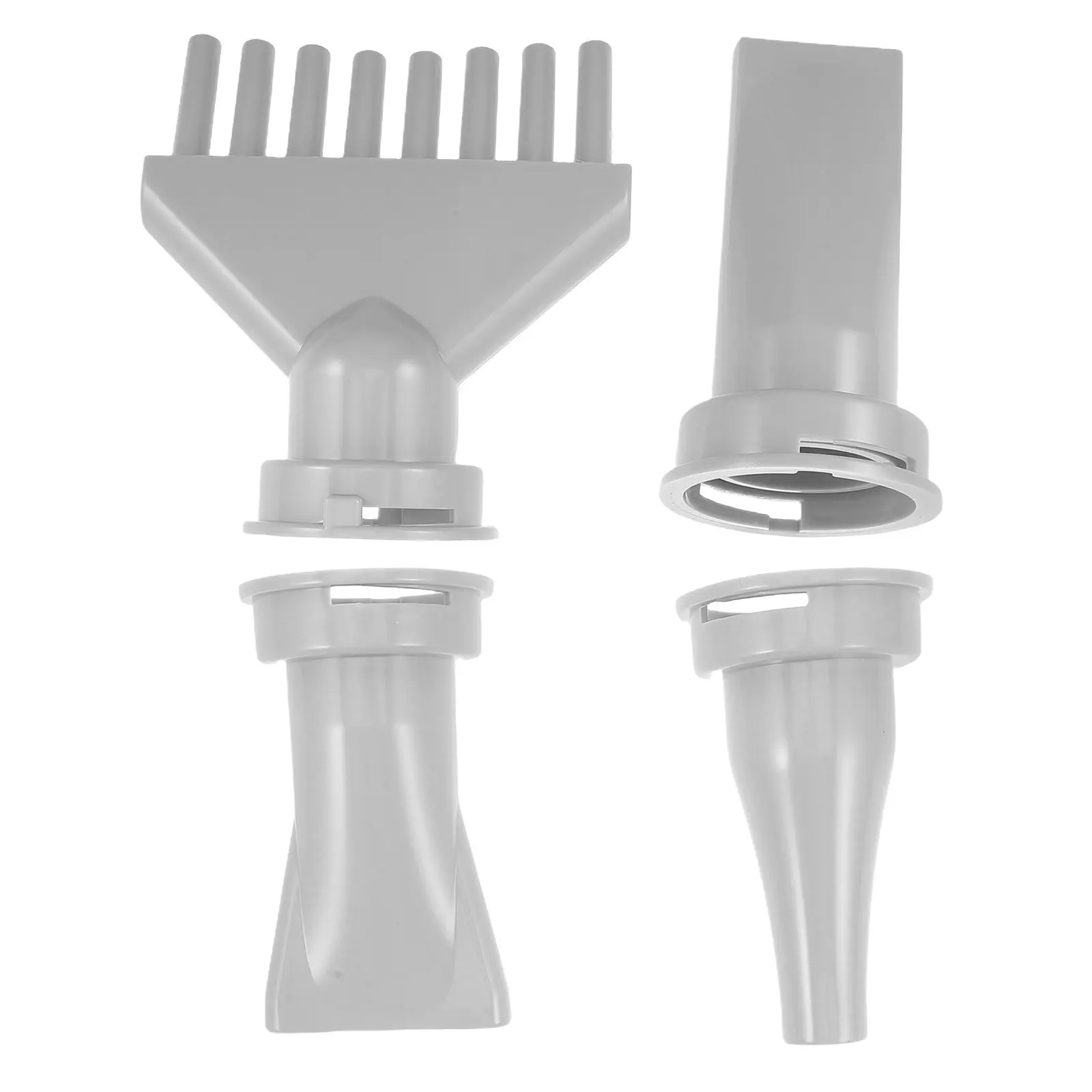 

4Pcs Dog Hair Dryer Nozzle ABS Pet Grooming Blow Dryer Attachments Concentrator Nozzle Replacement for Salon and Home Use