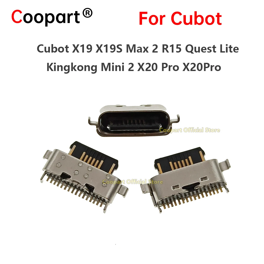 Connecteur de port de charge USB S6, Cubot X19, X19S, X19Plus 2, R15, Quest Lite, Kingkong Mini 2, X20 Max pro, 2-100 pièces, nouveau