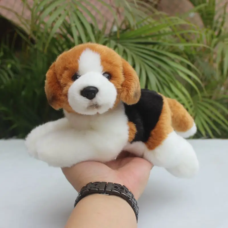 Beagle Dog High Fidelity Anime Cute Plushie Harrier Dogs Plush Toys Lifelike Animals Simulation Stuffed Doll Kawai Toy Gifts Kid