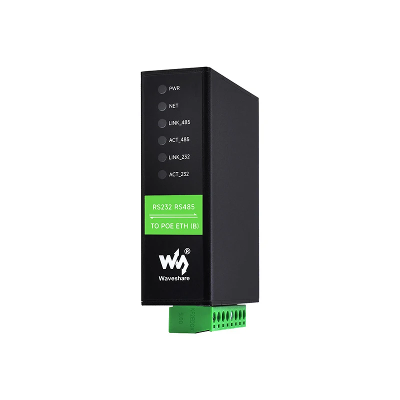 Industrial RS232/485 to Ethernet Module – Dual Serial Port, PoE Option, Modbus Gateway, Bidirectional Transparent Transmission