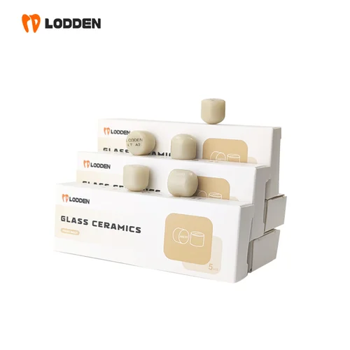 Lingotes de prensa Dental, bloques de disilicato de litio HT/LT/MT, lingotes de bloques de cerámica de vidrio de alta calidad para materiales de dentista de chapa, 5 uds.