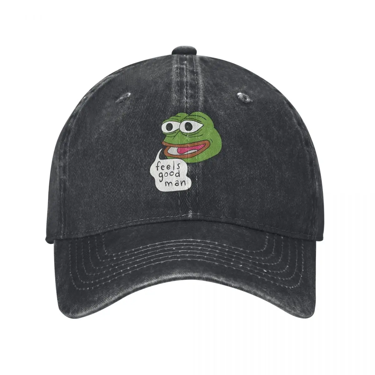 Summer Cap Sun Visor Feels Good Man Racerback Tank Hip Hop Caps Sad Frog Cowboy Hat Peaked Hats