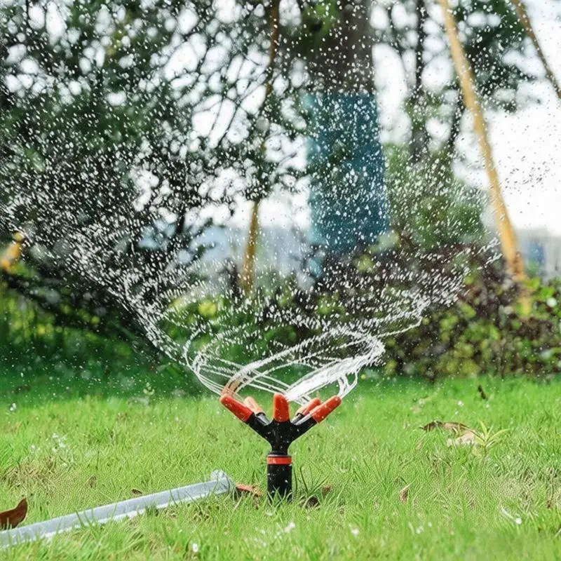 Automatic 360 Degrees Rotary Water Sprinkler for Garden Adjustable Range for Lawn and Vegetable Patch