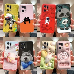For Oppo Find X5 Pro Lite Phone Case Cute Astronaut Soft Slim TPU Silicone Back Cover For Oppo Find X 5 X5Pro X5Lite Bumper Capa