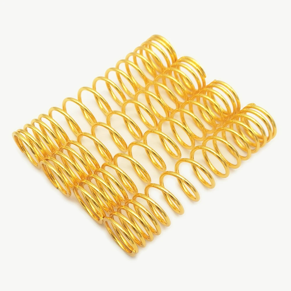 4pcs Thicker Harder Steel Springs Gold for 1/7 UDR Unlimited Desert Racer Shock 8460X