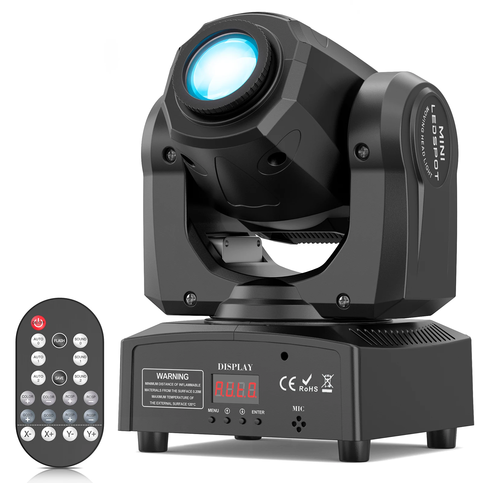 

Yiflamefly 150W LED Light Pattern Light Stgae Effect Moving Head Light With Remote Control DMX For Wedding Concert Club KTV