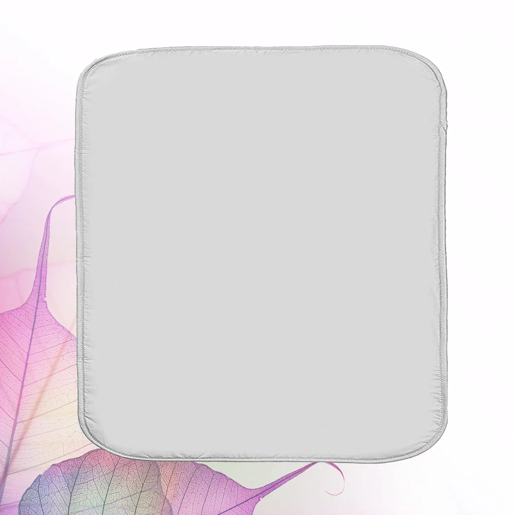 

1 pc Foldable Mat For Home Use White Heat Resistant Non-Slip Clothes Ironing Pad Double-Sided Thermal Insulation Foldable